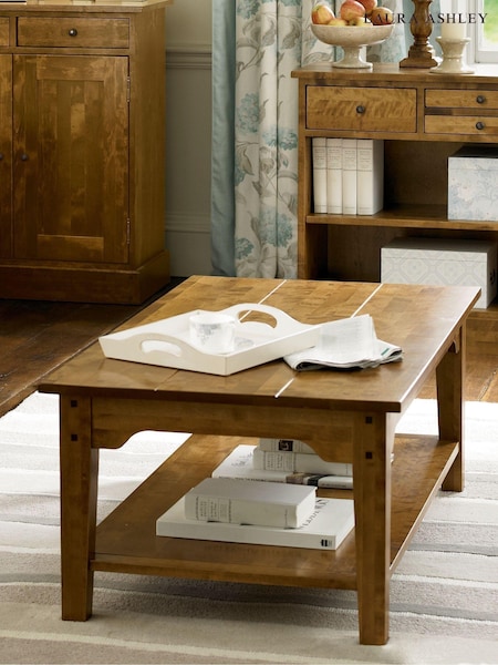 Laura Ashley Honey Gold Garrat Rectangular Coffee Table (684850) | €663