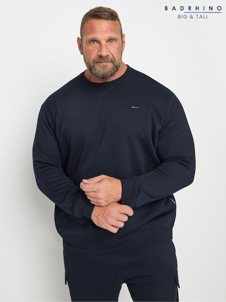 BadRhino Big & Navy Tall Navy Sweatshirt (685292) | AED151