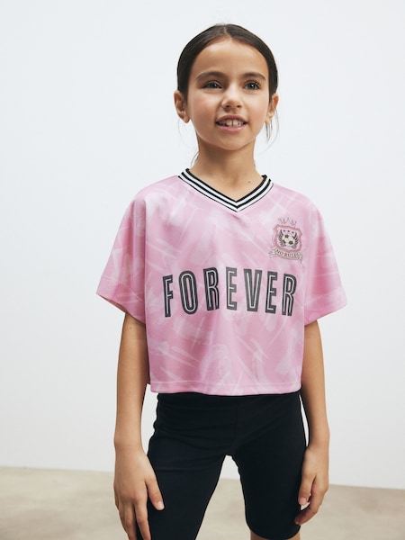 Pink Football Cycling Short Set (3-16yrs) (685367) | €8.50 - €12.50