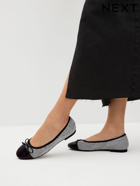črna/bela - Forever Comfort® Ballerinas Shoes (685630) | € 13