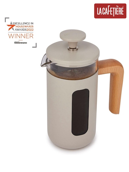 La Cafetiere Cream Pisa 3 Cup Glass Cafetiere (685905) | ₪141