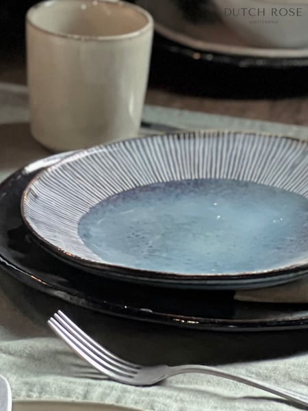 Dutch Rose Blue Set of 4 Dinner Plates Set of 4 Dinner Plates (685947) | €60