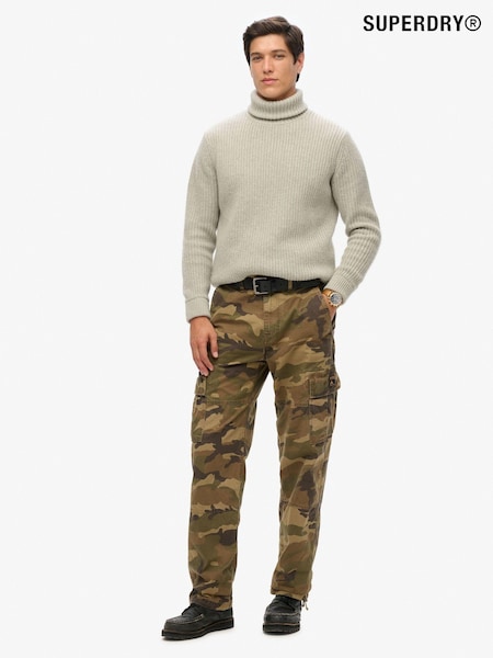 Superdry 100% Cotton Baggy Cargo Trousers (686014) | ‏327‏₪