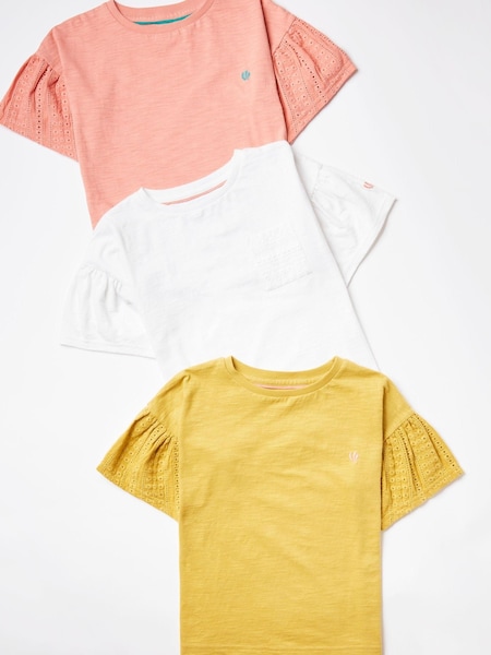 FatFace Broderie T-Shirt 3 Pack (686122) | € 14