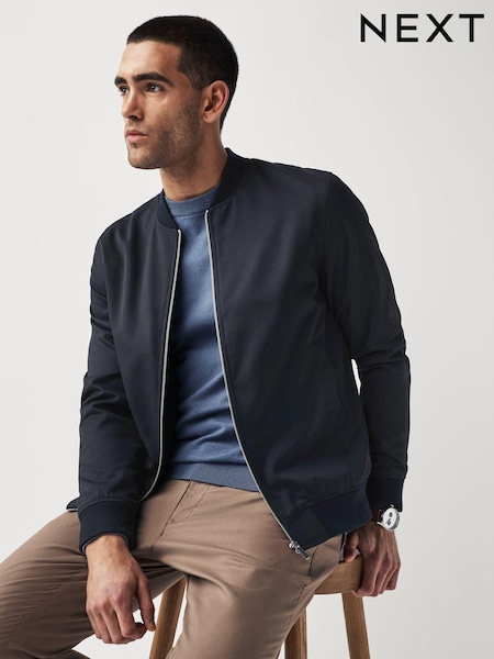 Navy Smart Bomber Jacket (686157) | €15
