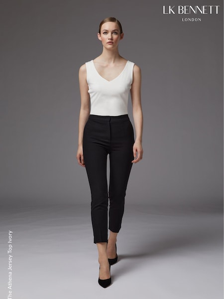 LK Bennett Cream Athena Viscose Vest Top (686401) | €75