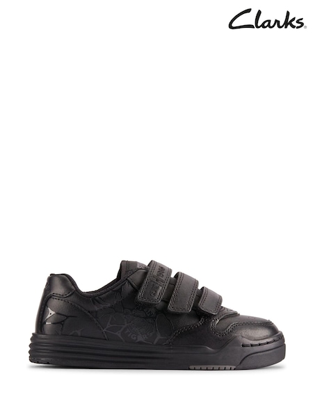 Clarks Black Standard Fit (F) Urban Ace Shoes (686790) | €32
