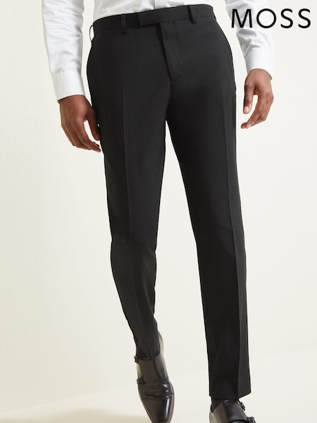 MOSS Black Tailored Fit Dress Trousers (687497) | €186