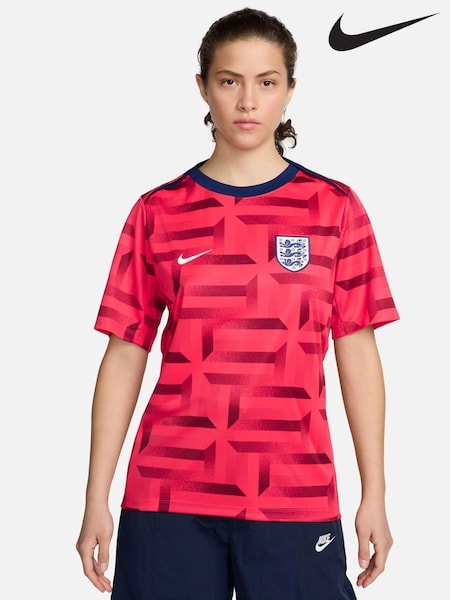 Nike Red Dri-FIT England Academy Pre Match T-Shirt (687981) | €39