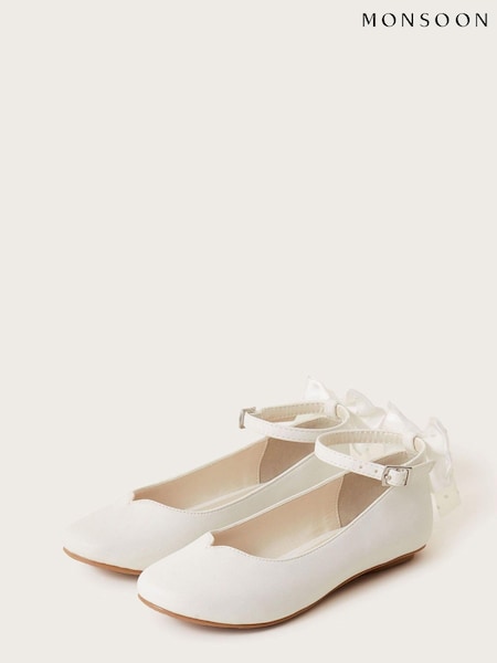 Monsoon Spot Bow Communion Ballet Flats (689435) | 93 LEI - 107 LEI