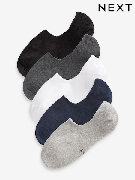 צבעוני - מארז של 5 - Invisible Trainers Socks (689807) | ‏31‏₪