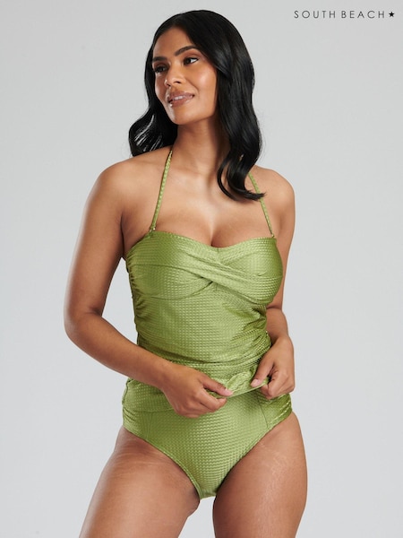 South Beach Green Bandeau Tummy Control Tankini (690218) | €24