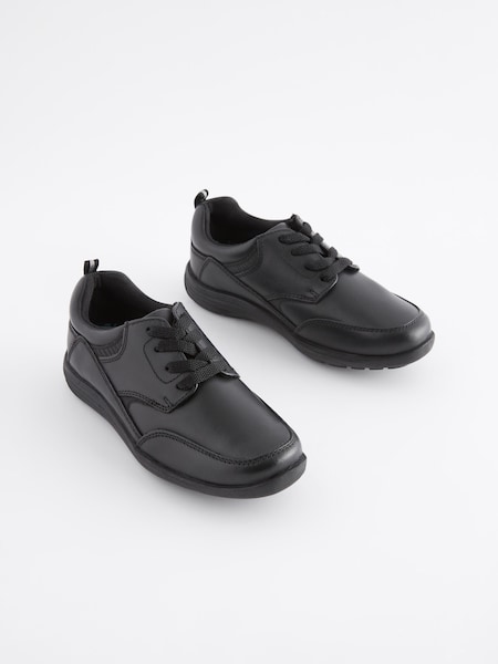 Черный - School Leather Lace-Up Shoes (691172) | €16 - €22