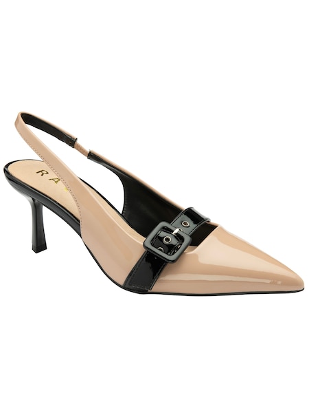 Ravel Nude Slingback Court Shoes (692936) | €41.50