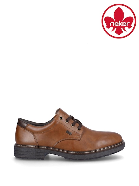 Brown - Regular Rieker Lace-up Shoes