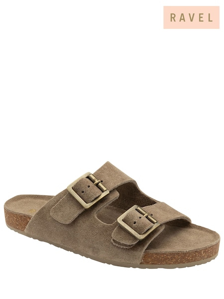 Ravel Natural Leather Toe Post Sandals (693380) | ₪226