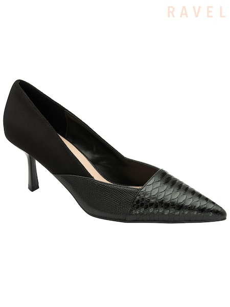 Ravel Croc Print Stiletto-Heel Court Shoes (693534) | ₪327