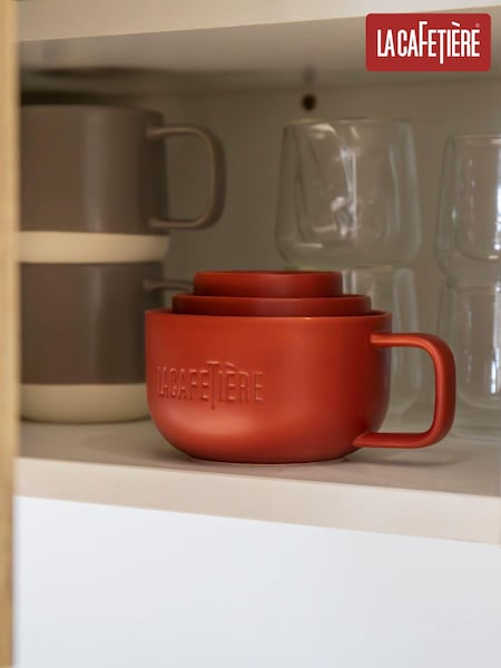 La Cafetière Red Family Mug Set (693745) | $40