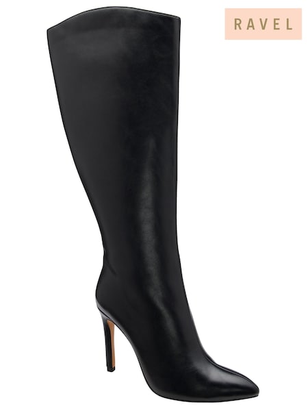 Melns - Ravel Zip-up Knee-high Boots