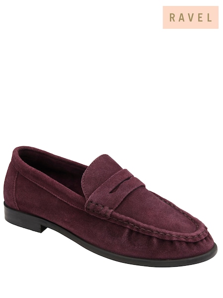 Crveno - Ravel Suede Mokasine