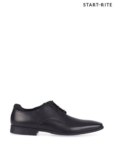 Start-Rite Black Leather Academy Smart School Shoes (694498) | €82