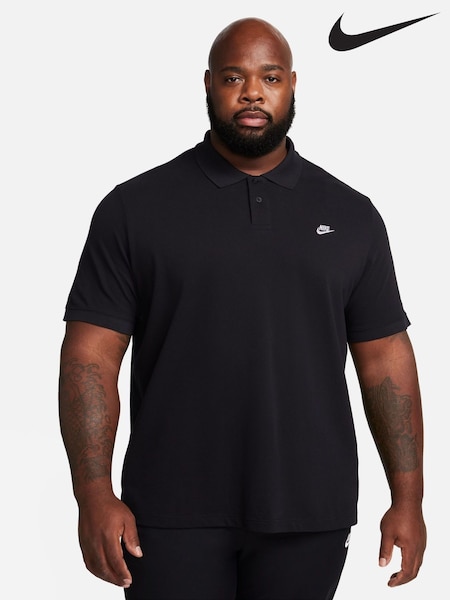Nike Black Club Short Sleeve Polo Shirt (694523) | €54