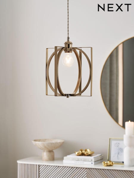 Brass Oxton Easy Fit Pendant Shade (694872) | $88