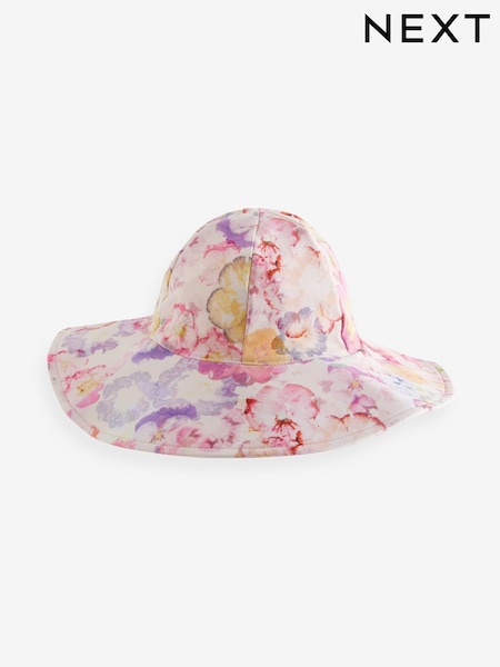 Rosa geblümt - Swim Hat (3mths-10yrs) (694925) | 8 € - 10 €