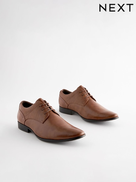 Gyldenbrun - Bred pasform - Derby Lace-up Shoes (695306) | DKK350