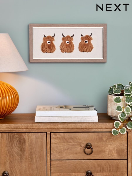 Natural Hamish The Highland Cow Fluffy Art (695454) | 54 QAR