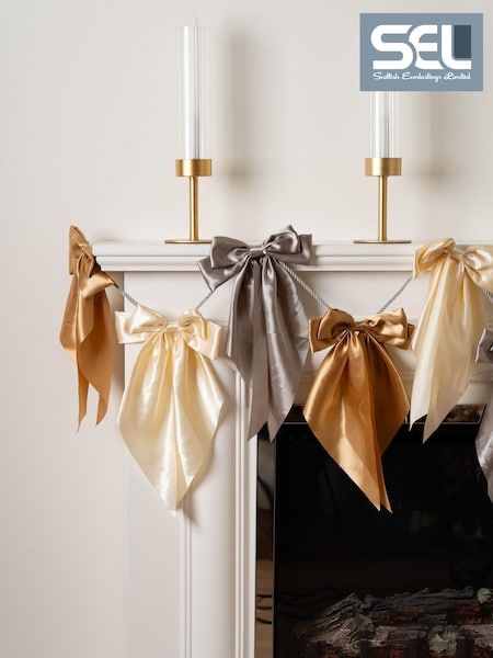 Scottish Everlastings Ltd Satin Bow Garland