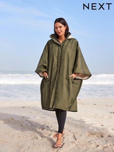 Khaki Green Poncho Changing Robe (695874) | €23