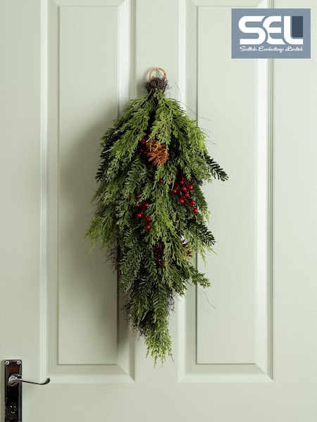 Scottish Everlastings Ltd Pine & Berry Swag Wreath