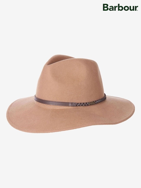 Barbour® Camel Tack Fedora 100% Cotton Hat (696102) | €46