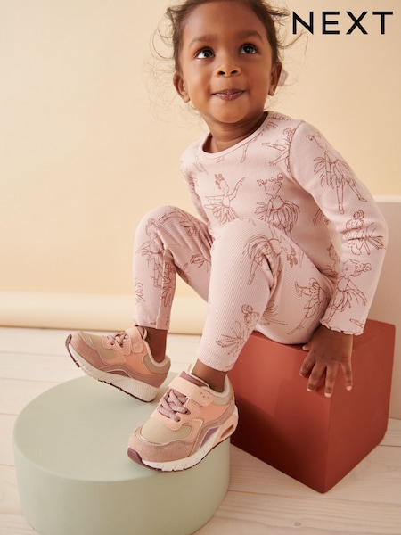 Neutral/Pink - Elastic Lace Chunky Trainers (696258) | 23 € - 24 €
