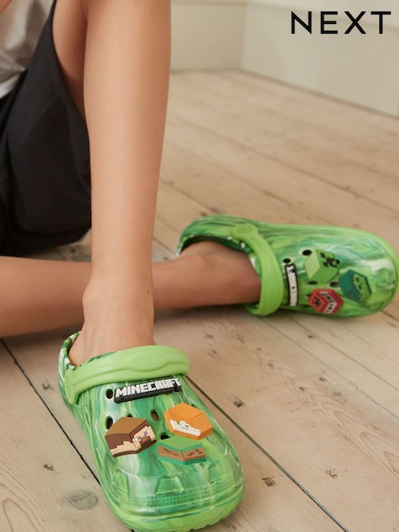 Green Marble Minecraft Clogs (696453) | $26 - $29