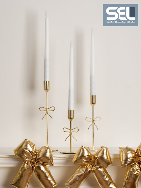 Scottish Everlastings Ltd Bow Candle Holder