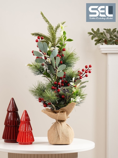 Scottish Everlastings Ltd Artificial Christmas Tree With Berries