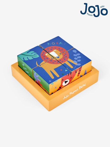 JoJo Maman Bébé Wooden Safari Block Puzzle (697087) | €5.50