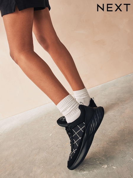 Black Forever Comfort® Jewel Mesh Trainers (697219) | €27