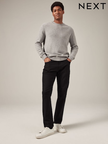 Svart fast - Enda - Slim Fit Classic Stretch Jeans (697484) | kr460