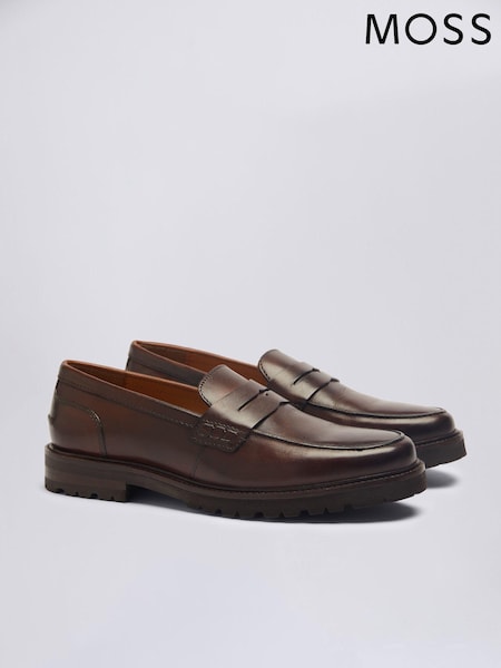 Kastanjanruskea - Moss Camden Chunky Loafers (697617) | €110