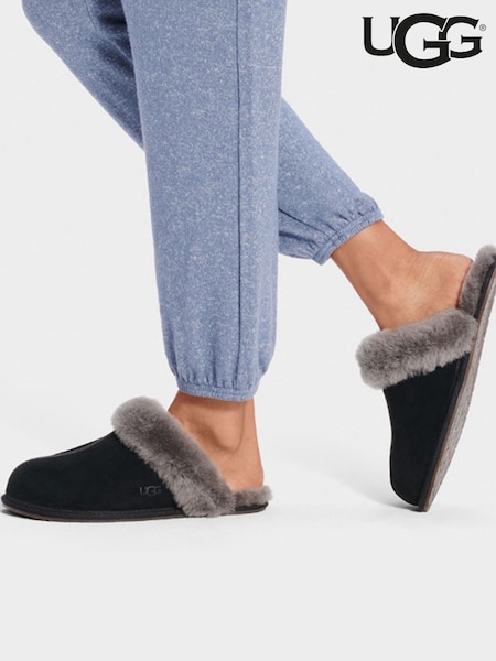 UGG Black/Grey Scufette Slippers (698049) | €114