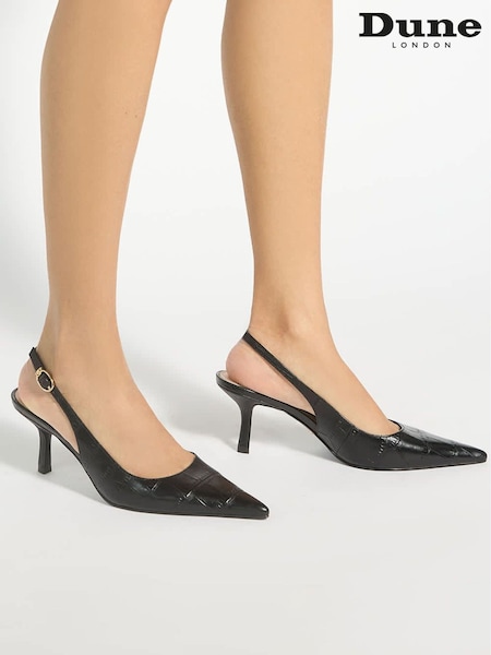 Black - Dune London Celise Slingbacks
