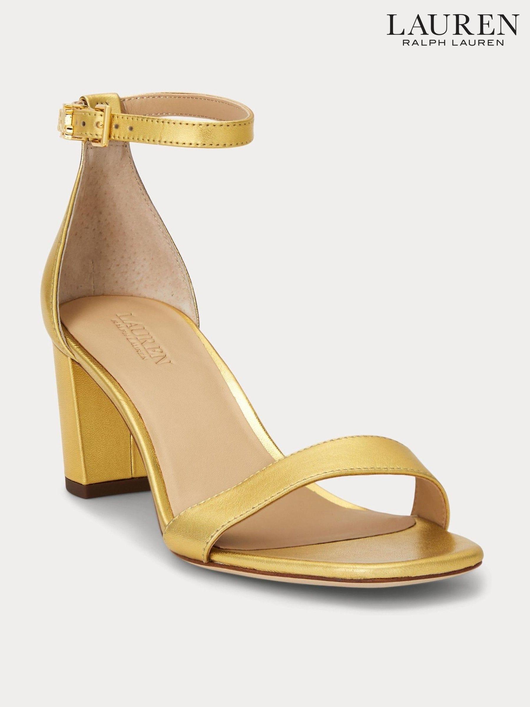 Ralph lauren high heel sandals best sale