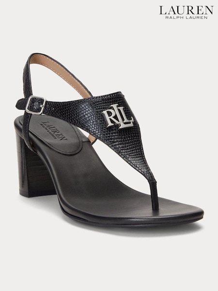 Lauren Ralph Lauren Black Westcott Heeled Sandals (698169) | €83