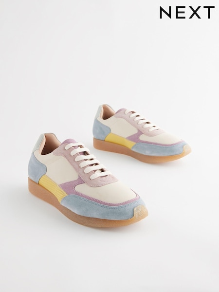 Cream Forever Comfort® Leather Chunky Trainers (698249) | AED113