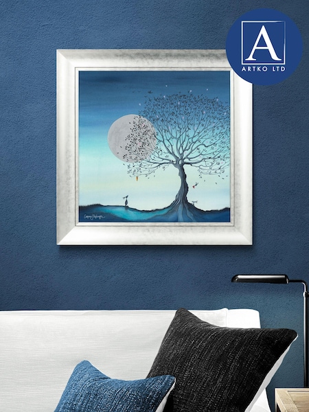 Artko Silver Hope Moon I by Catherine J Stephenson Framed Art (698844) | €129
