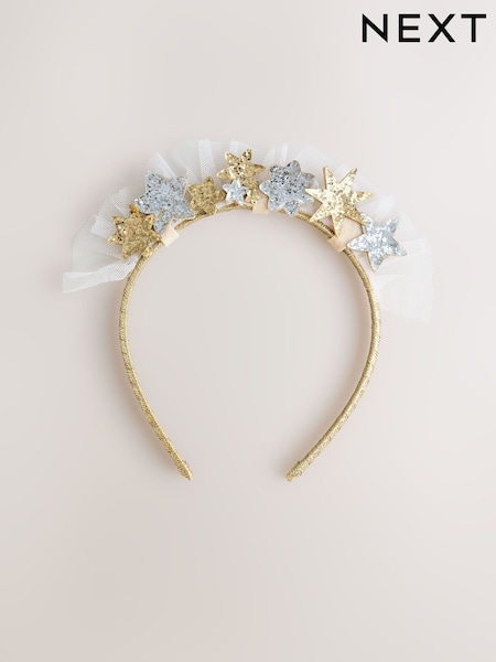 Gold - Nativity Star Aliceband