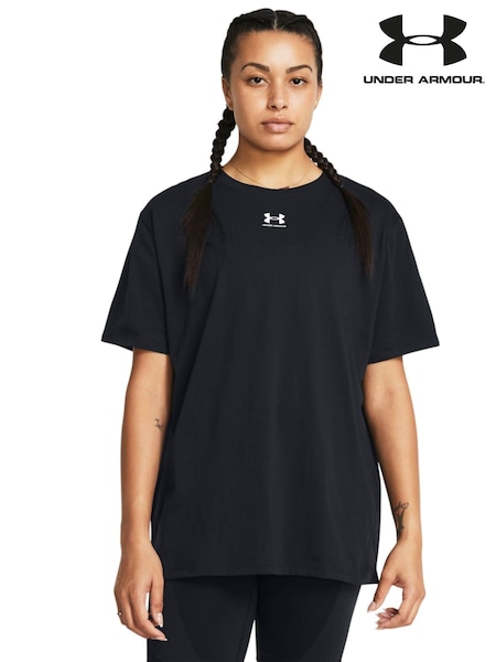 Schwarz - Under Armour Campus Oversize T-Shirt (699123) | 20 €